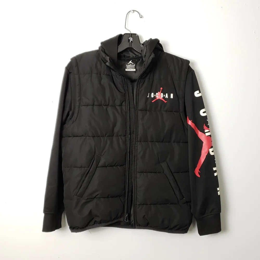 Air Jordan puffer jacket kids sz L(12-13years) - Picture 1 of 5